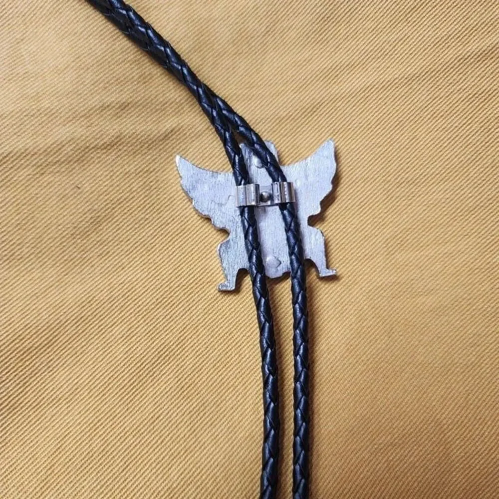 Vtg Silvertone Kachina Bolo Leather Tie